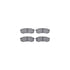 7512-76100 by DYNAMIC FRICTION COMPANY - Brake Rotor - Dimpled & Slotted - Silver w/5000 Brake Pads & HW Kit