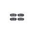 7512-76138 by DYNAMIC FRICTION COMPANY - Brake Rotor - Dimpled & Slotted - Silver w/5000 Brake Pads & HW Kit