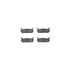 7512-80014 by DYNAMIC FRICTION COMPANY - Rotors-Drilled & Slotted-Silver w/ 5000 Advanced Brake Pads Incl Hdw