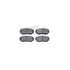 7512-80072 by DYNAMIC FRICTION COMPANY - Rotors-Drilled & Slotted-Silver w/ 5000 Advanced Brake Pads Incl Hdw