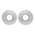 7602-02008 by DYNAMIC FRICTION COMPANY - Rotors-Drilled and Slotted-Silver with 5000 Euro Ceramic Brake Pads