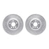 7602-31098 by DYNAMIC FRICTION COMPANY - Rotors-Drilled and Slotted-Silver with 5000 Euro Ceramic Brake Pads