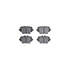 7602-32017 by DYNAMIC FRICTION COMPANY - Rotors-Drilled and Slotted-Silver with 5000 Euro Ceramic Brake Pads