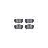 7602-32014 by DYNAMIC FRICTION COMPANY - Rotors-Drilled and Slotted-Silver with 5000 Euro Ceramic Brake Pads