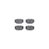 7602-63013 by DYNAMIC FRICTION COMPANY - Rotors-Drilled and Slotted-Silver with 5000 Euro Ceramic Brake Pads