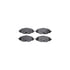 7602-74034 by DYNAMIC FRICTION COMPANY - Rotors-Drilled and Slotted-Silver with 5000 Euro Ceramic Brake Pads
