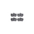 7612-02010 by DYNAMIC FRICTION COMPANY - Rotors-Drilled & Slotted-Silver w/ 5000 Euro Ceramic Brake Pads Incl Hdw