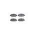 7512-58034 by DYNAMIC FRICTION COMPANY - Brake Rotor - Dimpled & Slotted - Silver w/5000 Brake Pads & HW Kit