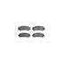 7512-58036 by DYNAMIC FRICTION COMPANY - Rotors-Drilled & Slotted-Silver w/ 5000 Advanced Brake Pads Incl Hdw
