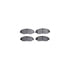 7512-59017 by DYNAMIC FRICTION COMPANY - Rotors-Drilled & Slotted-Silver w/ 5000 Advanced Brake Pads Incl Hdw
