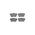 7512-59022 by DYNAMIC FRICTION COMPANY - Rotors-Drilled & Slotted-Silver w/ 5000 Advanced Brake Pads Incl Hdw