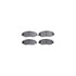 7512-59051 by DYNAMIC FRICTION COMPANY - Rotors-Drilled & Slotted-Silver w/ 5000 Advanced Brake Pads Incl Hdw