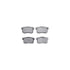 7512-59076 by DYNAMIC FRICTION COMPANY - Brake Rotor - Dimpled & Slotted - Silver w/5000 Brake Pads & HW Kit