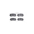 7512-59103 by DYNAMIC FRICTION COMPANY - Brake Rotor - Dimpled & Slotted - Silver w/5000 Brake Pads & HW Kit