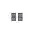 7512-63010 by DYNAMIC FRICTION COMPANY - Rotors-Drilled & Slotted-Silver w/ 5000 Advanced Brake Pads Incl Hdw