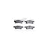 7512-63148 by DYNAMIC FRICTION COMPANY - Brake Rotor - Dimpled & Slotted - Silver w/5000 Brake Pads & HW Kit