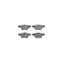 7512-63301 by DYNAMIC FRICTION COMPANY - Rotors-Drilled & Slotted-Silver w/ 5000 Advanced Brake Pads Incl Hdw