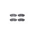 7512-67057 by DYNAMIC FRICTION COMPANY - Rotors-Drilled & Slotted-Silver w/ 5000 Advanced Brake Pads Incl Hdw