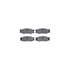 7512-67193 by DYNAMIC FRICTION COMPANY - Rotors-Drilled & Slotted-Silver w/ 5000 Advanced Brake Pads Incl Hdw