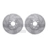 7512-73066 by DYNAMIC FRICTION COMPANY - Brake Rotor - Drilled & Slotted - Silver w/5000 Brake Pads & HW Kit