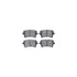7512-73090 by DYNAMIC FRICTION COMPANY - Rotors-Drilled & Slotted-Silver w/ 5000 Advanced Brake Pads Incl Hdw