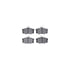 7512-74079 by DYNAMIC FRICTION COMPANY - Rotors-Drilled & Slotted-Silver w/ 5000 Advanced Brake Pads Incl Hdw