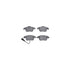 7512-74106 by DYNAMIC FRICTION COMPANY - Rotors-Drilled & Slotted-Silver w/ 5000 Advanced Brake Pads Incl Hdw