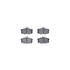 7512-74119 by DYNAMIC FRICTION COMPANY - Rotors-Drilled & Slotted-Silver w/ 5000 Advanced Brake Pads Incl Hdw
