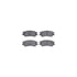 7512-75000 by DYNAMIC FRICTION COMPANY - Rotors-Drilled & Slotted-Silver w/ 5000 Advanced Brake Pads Incl Hdw