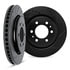 8002-67095 by DYNAMIC FRICTION COMPANY - Brake Rotors - Drilled & Slotted - Black