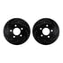 8212-42090 by DYNAMIC FRICTION COMPANY - Brake Rotor - Drilled & Slotted - Black- HD Brake Pad - Hardware