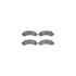 8212-48015 by DYNAMIC FRICTION COMPANY - Brake Rotor - Drilled & Slotted - Black- HD Brake Pad - Hardware