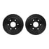 8212-48014 by DYNAMIC FRICTION COMPANY - Brake Rotor - Drilled & Slotted - Black- HD Brake Pad - Hardware