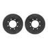 8212-67004 by DYNAMIC FRICTION COMPANY - Brake Rotor - Drilled & Slotted - Black- HD Brake Pad - Hardware