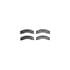 8212-67004 by DYNAMIC FRICTION COMPANY - Brake Rotor - Drilled & Slotted - Black- HD Brake Pad - Hardware
