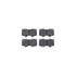 8212-76008 by DYNAMIC FRICTION COMPANY - Brake Rotor - Drilled & Slotted - Black- HD Brake Pad - Hardware