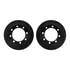 8212-99090 by DYNAMIC FRICTION COMPANY - Brake Rotor - Drilled & Slotted - Black- HD Brake Pad - Hardware