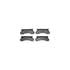 8212-99090 by DYNAMIC FRICTION COMPANY - Brake Rotor - Drilled & Slotted - Black- HD Brake Pad - Hardware