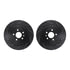 8212-99233 by DYNAMIC FRICTION COMPANY - Brake Rotor - Drilled & Slotted - Black- HD Brake Pad - Hardware