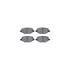 8212-99233 by DYNAMIC FRICTION COMPANY - Brake Rotor - Drilled & Slotted - Black- HD Brake Pad - Hardware
