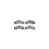 8222-40009 by DYNAMIC FRICTION COMPANY - Brake Rotor - Drilled & Slotted - Black w/HD Brake Pad w/HW Kit & Sensor
