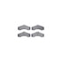 8232-40003 by DYNAMIC FRICTION COMPANY - Brake Rotor - Drilled & Slotted - Black- HD Brake Pad - Sensor