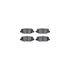 8412-42026 by DYNAMIC FRICTION COMPANY - Brake Rotor Drilled & Slotted - Black- w/Ulitmate Duty Brake Pad & HW Kit