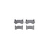 8412-48002 by DYNAMIC FRICTION COMPANY - Brake Rotor Drilled & Slotted - Black- w/Ulitmate Duty Brake Pad & HW Kit