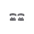 8412-48005 by DYNAMIC FRICTION COMPANY - Brake Rotor Drilled & Slotted - Black- w/Ulitmate Duty Brake Pad & HW Kit