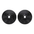 8412-54056 by DYNAMIC FRICTION COMPANY - Brake Rotor Drilled & Slotted - Black- w/Ulitmate Duty Brake Pad & HW Kit