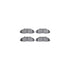 8412-54056 by DYNAMIC FRICTION COMPANY - Brake Rotor Drilled & Slotted - Black- w/Ulitmate Duty Brake Pad & HW Kit
