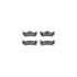 8412-67001 by DYNAMIC FRICTION COMPANY - Brake Rotor Drilled & Slotted - Black- w/Ulitmate Duty Brake Pad & HW Kit