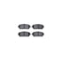 8412-76001 by DYNAMIC FRICTION COMPANY - Brake Rotor Drilled & Slotted - Black- w/Ulitmate Duty Brake Pad & HW Kit