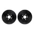 8422-63002 by DYNAMIC FRICTION COMPANY - Brake Rotor - Drilled & Slotted - Black w/HD Brake Pad w/HW Kit & Sensor